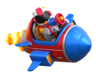 astronaut-riding-rocket-while-holding-a-megaphone